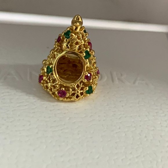 Pandora Glitter Christmas Tree Charm Holidays and Christmas Pendant - Picture 6 of 10